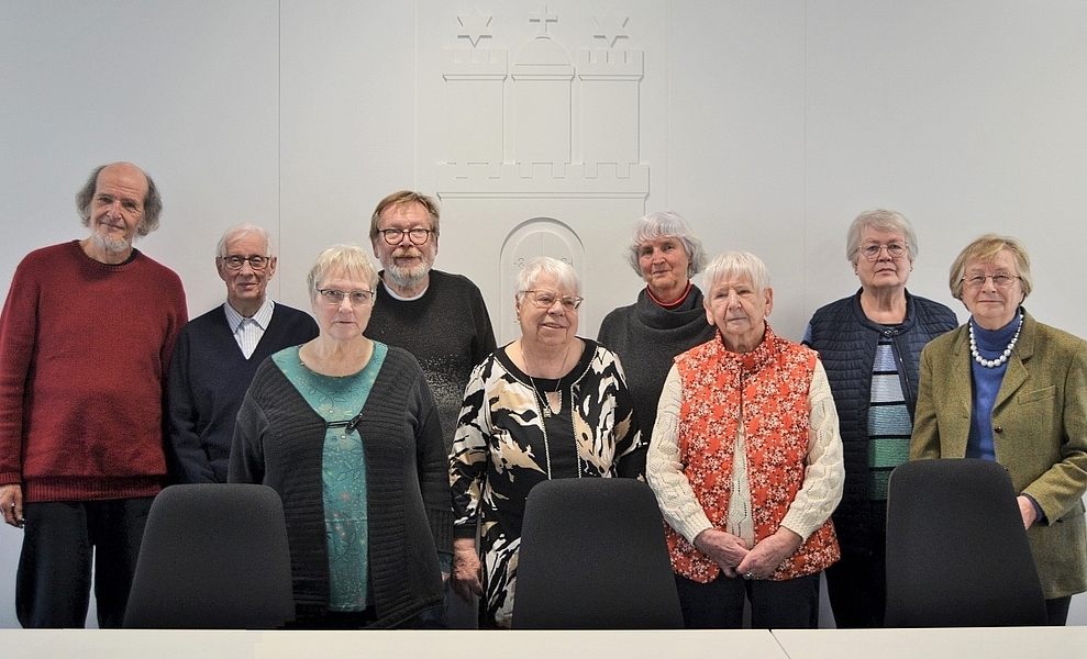 Gruppenfoto: Die Mitglieder des BSB Hamburg Mitte 2023